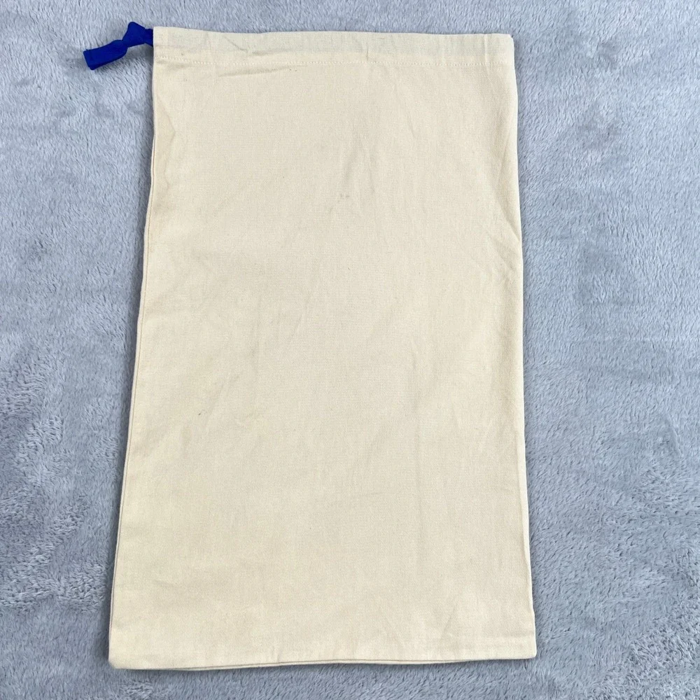 Louis Vuitton Original Drawstring Dust Bag 12x18.5 Cream Blue Luxury Storage Bag